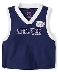 Girls Hello Kitty® Quick Dry Contrast Tank Top