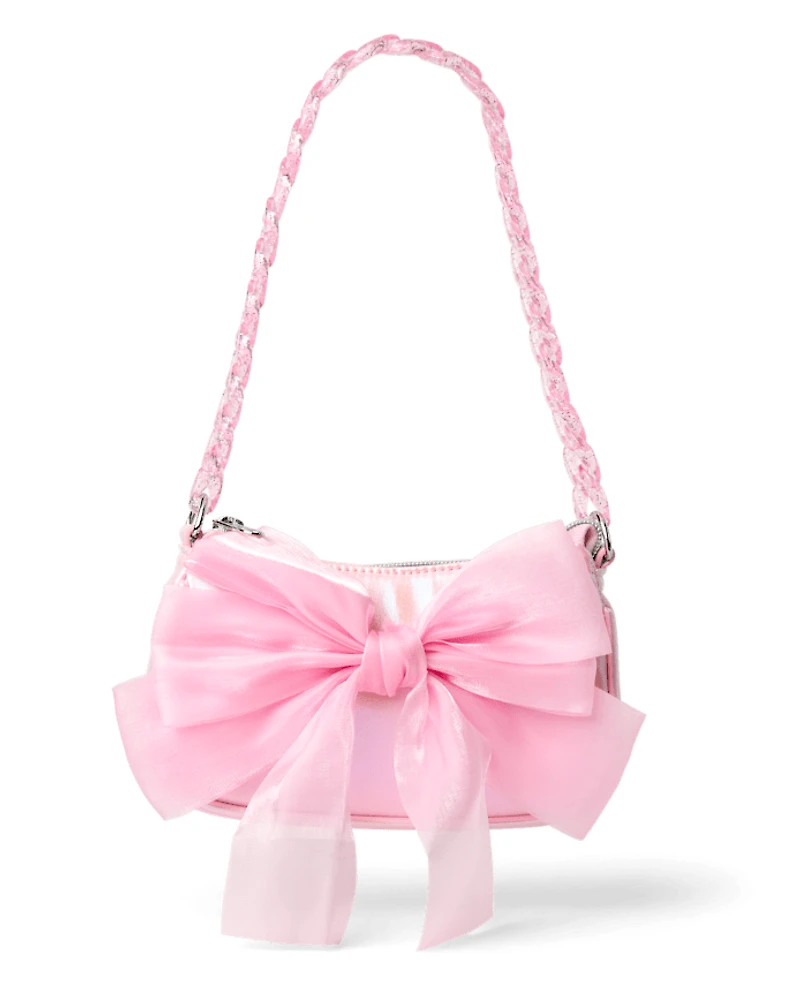 Girls Oversized Bow Bag