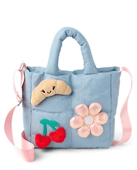 Girls Icon Plush Tote Bag