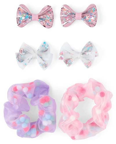 Girls Shakey 6-Piece Hair Set