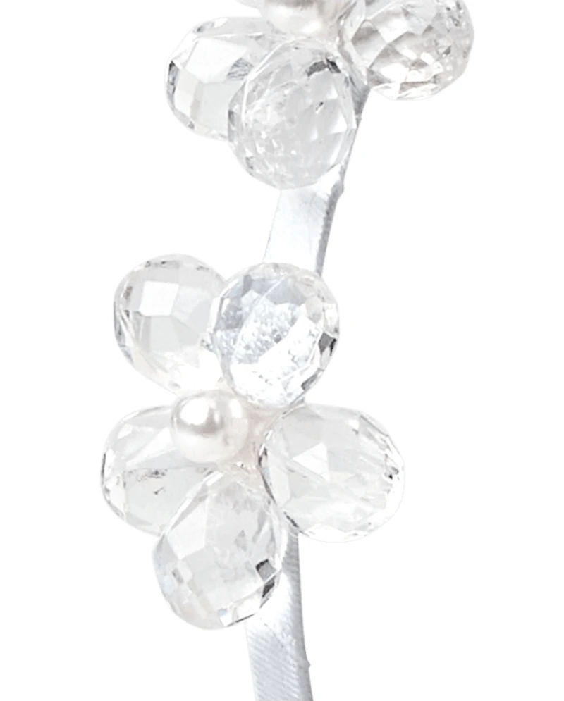 Girls Beaded Floral Headband