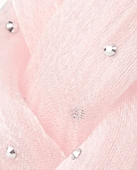 Girls Puffy Braided Rhinestone Headband