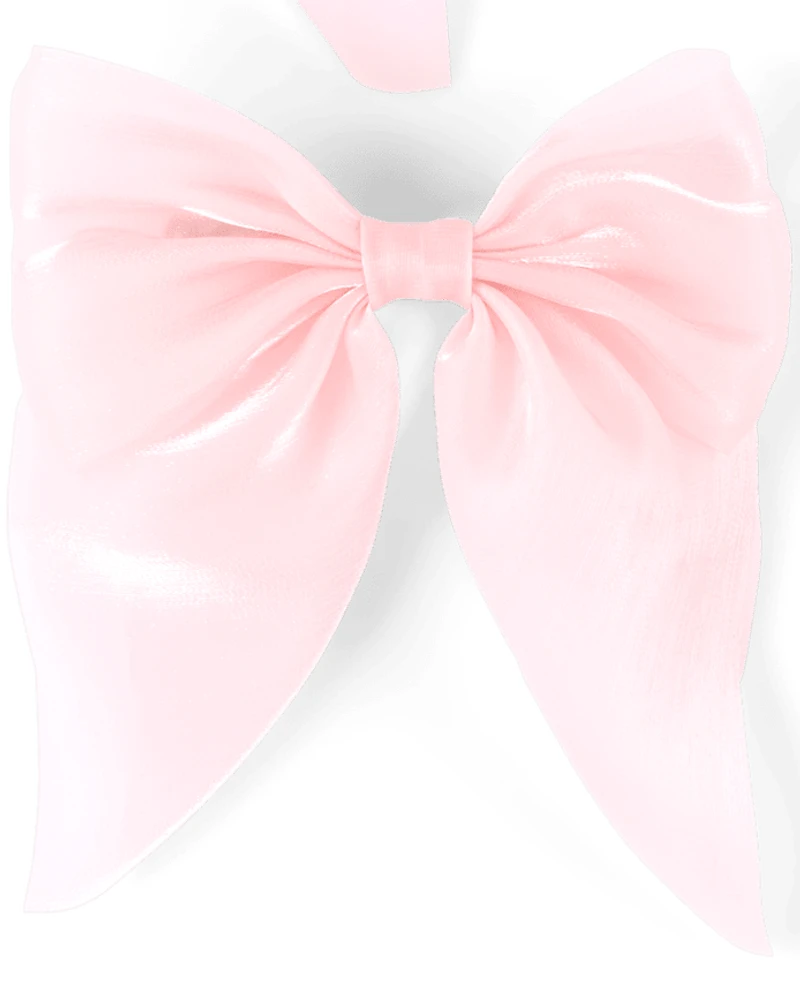 Lot de 2 pinces à cheveux à nœud scintillant pour filles