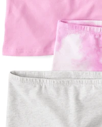 Girls Tie Dye Girl Short Underwear 7-Pack