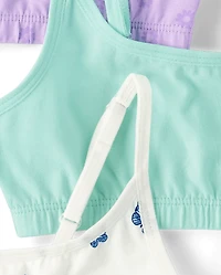 Girls Butterfly Bralette 3-Pack