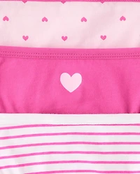 Toddler Girls Bow Brief Underwear 7-Pack