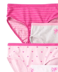 Toddler Girls Bow Brief Underwear 7-Pack