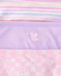 Toddler Girls Dino Brief Underwear 7-Pack