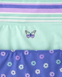 Girls Butterfly Bikini Underwear 7-Pack