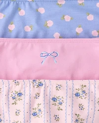 Girls Bow Bikini Underwear 7-Pack