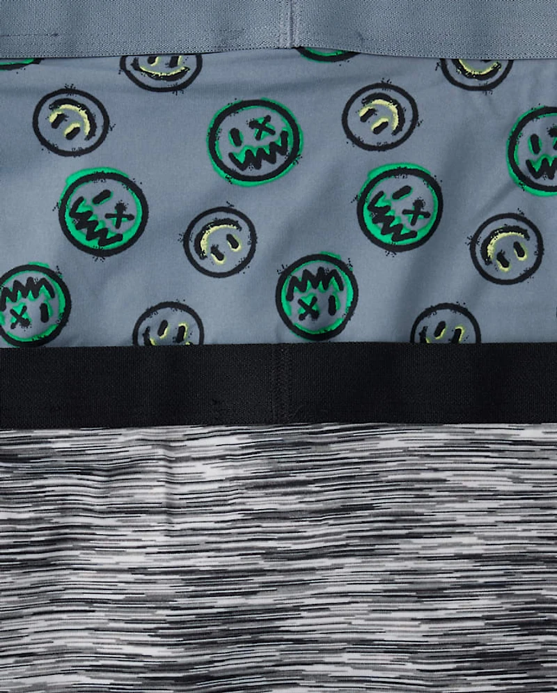 Boys Graffiti Performance Boxer Brief Underwear 5-Pack