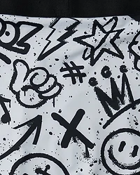 Boys Graffiti Performance Boxer Brief Underwear 5-Pack