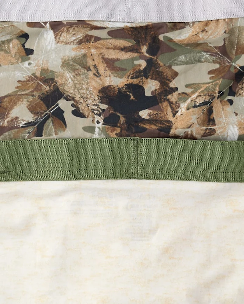 Boys Camo Performance Boxer Brief Underwear 5-Pack