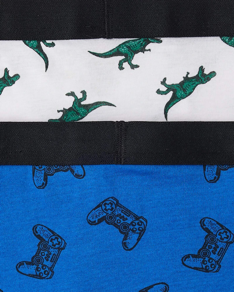 Boys Gamer Boxer Brief Underwear 5-Pack