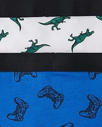 Boys Gamer Boxer Brief Underwear 5-Pack