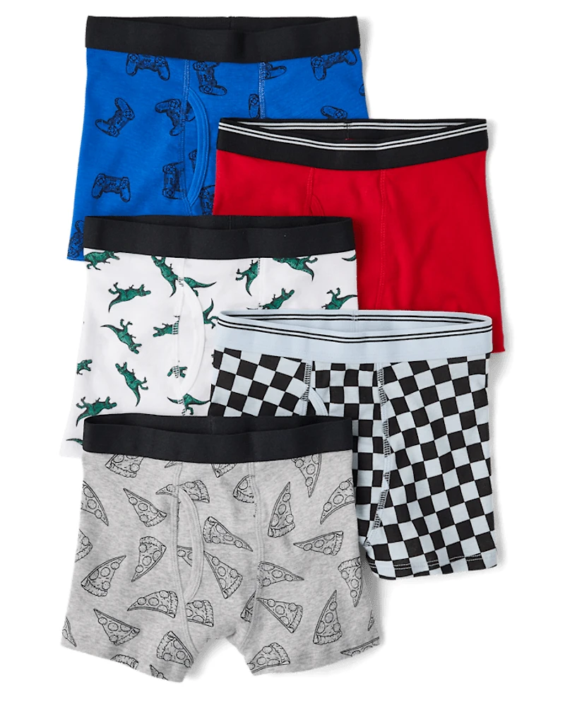 Boys Gamer Boxer Brief Underwear 5-Pack
