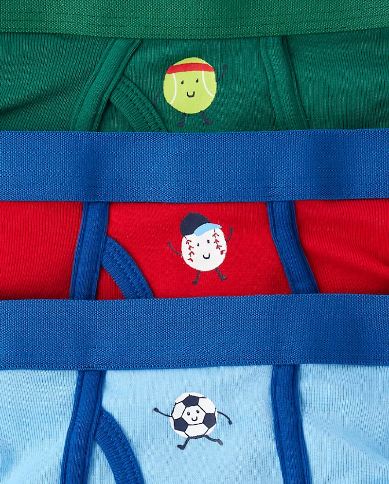 Toddler Boys Sports Brief Underwear 7-Pack