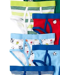 Toddler Boys Sports Brief Underwear 7-Pack