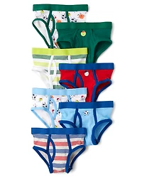 Toddler Boys Sports Brief Underwear 7-Pack