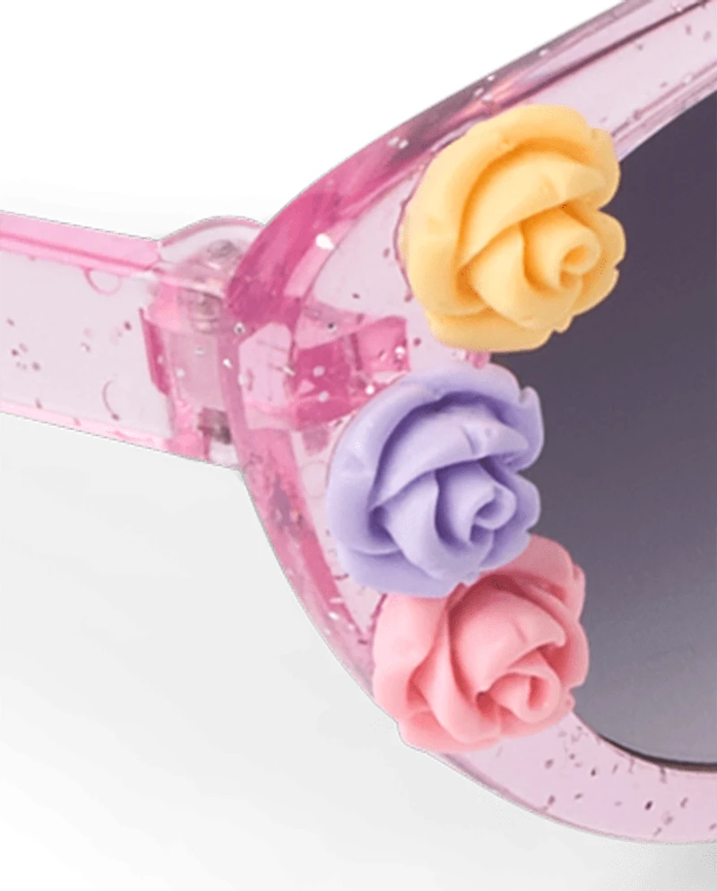 Toddler Girl Floral Sunglasses