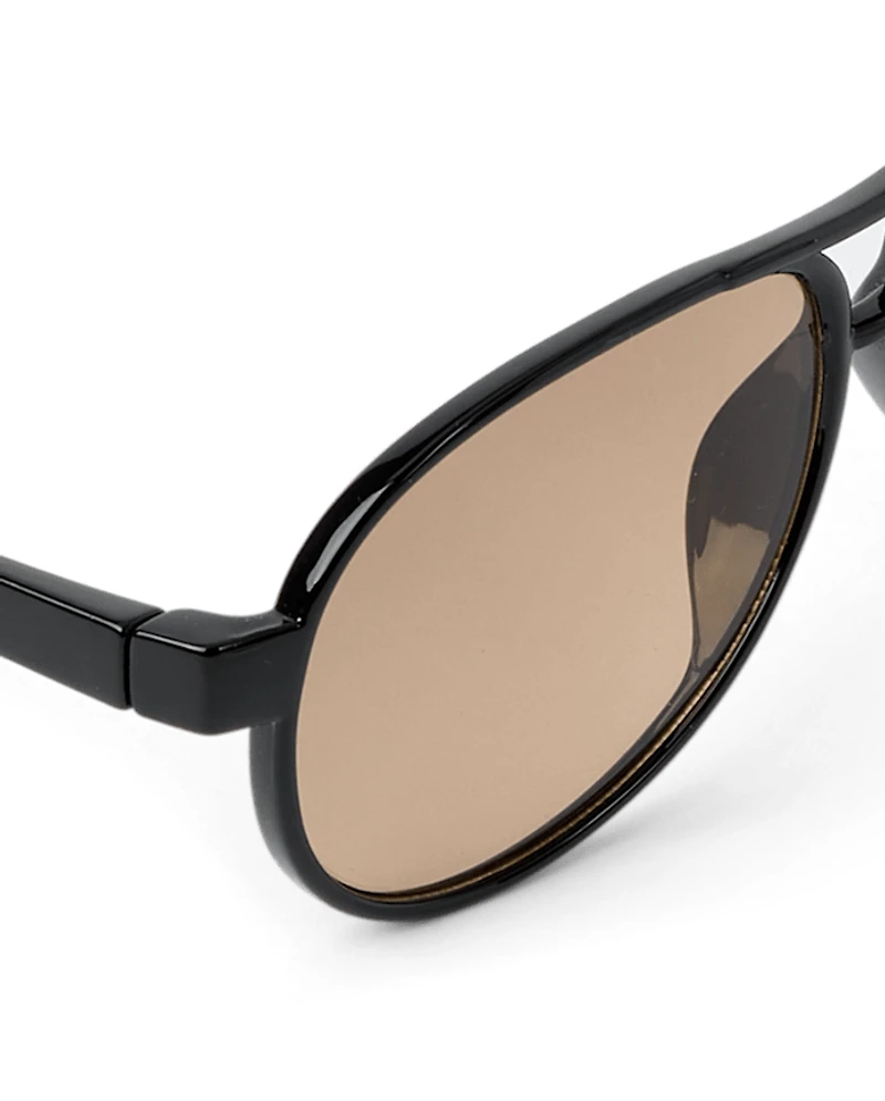 Toddler Boys Double Bar Aviator Sunglasses