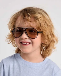 Toddler Boys Double Bar Aviator Sunglasses