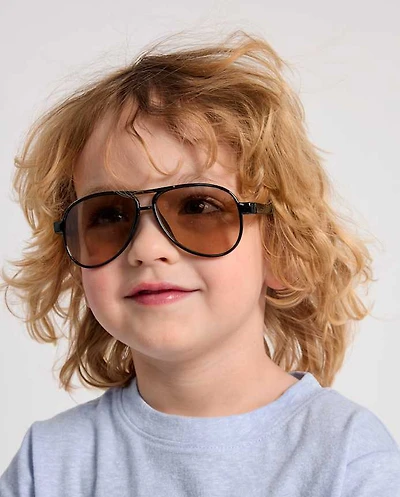 Toddler Boys Double Bar Aviator Sunglasses