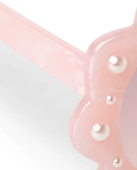 Girls Faux Pearl Flower Sunglasses