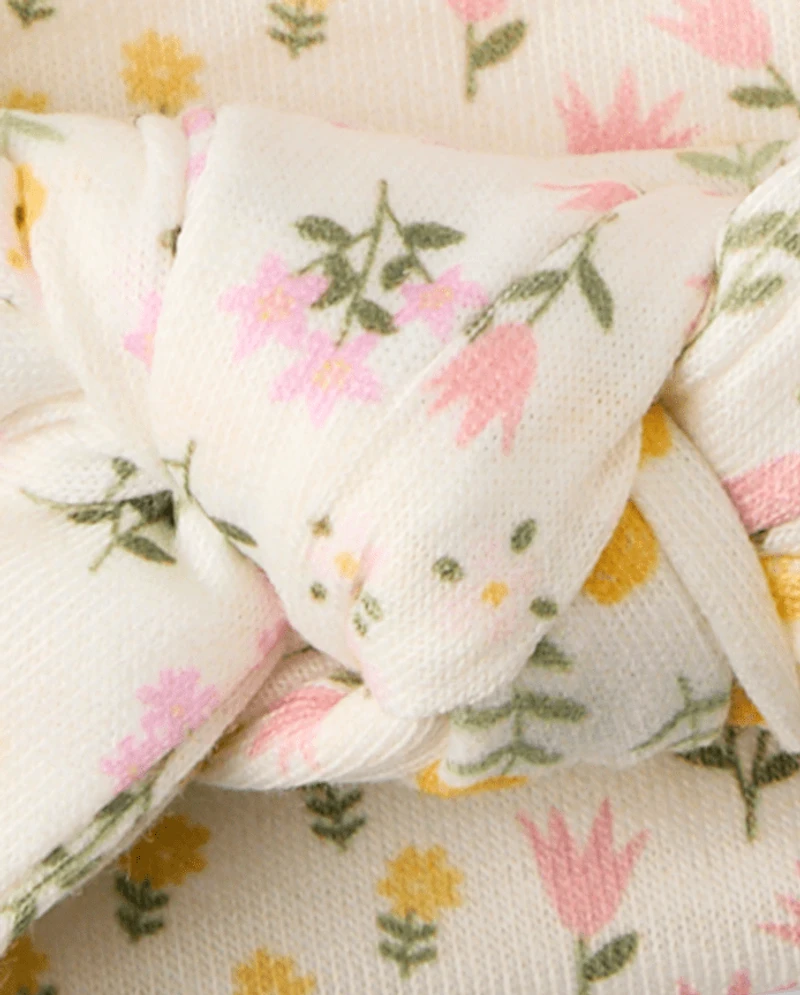 Baby Girls Floral 2-Piece Accessory Set