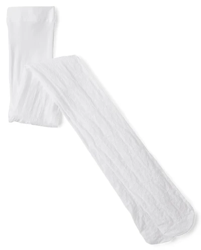 Girls Lace Microfiber Tights