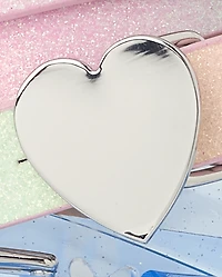 Girls Glitter Heart Belt 3-Pack
