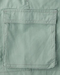 Girls Above Knee Cargo Shorts