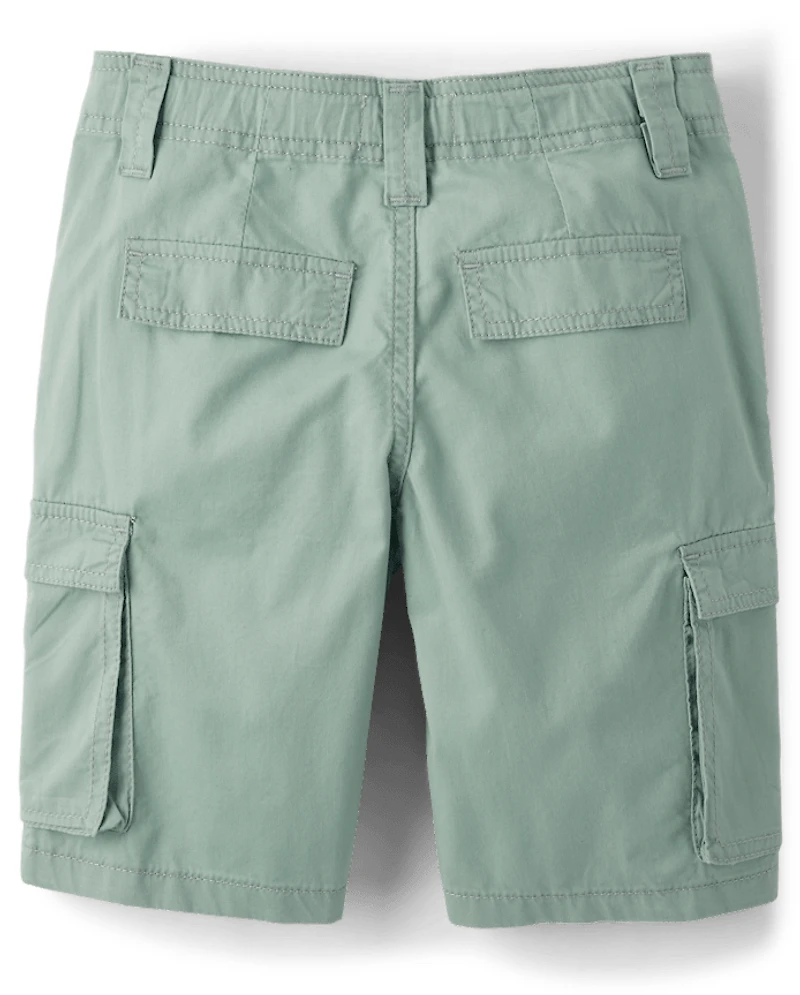 Girls Above Knee Cargo Shorts