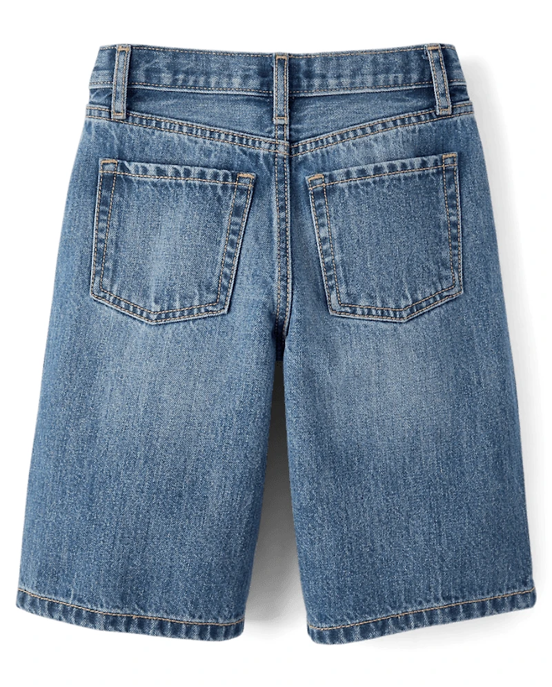 Short en jean déchiré pour enfants