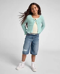 Kids Ripped Denim Jorts