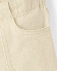 Girls Utility Baggy Denim Shorts