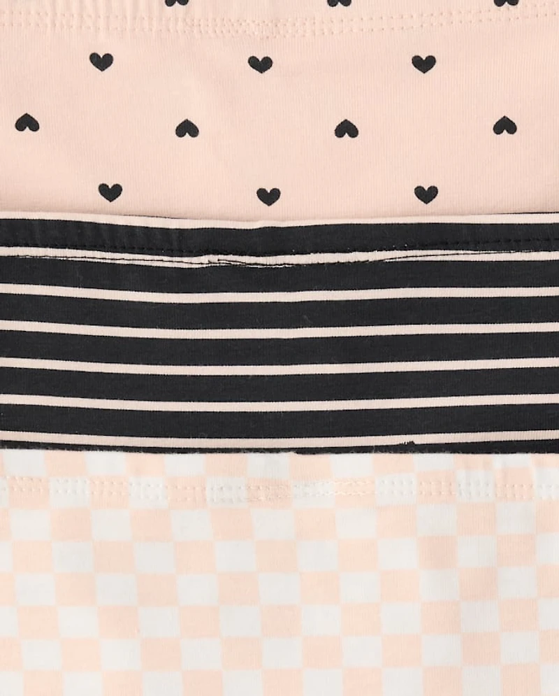 Girls Leopard Hipster Underwear 7-Pack