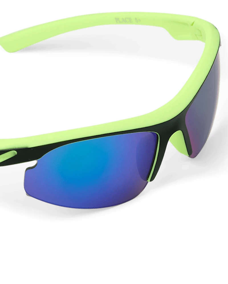 Boys Colorblock Sport Sunglasses