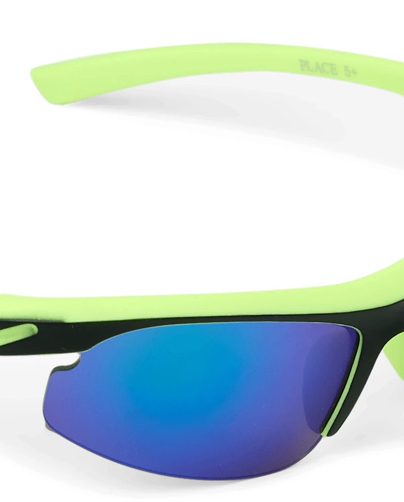 Boys Colorblock Sport Sunglasses