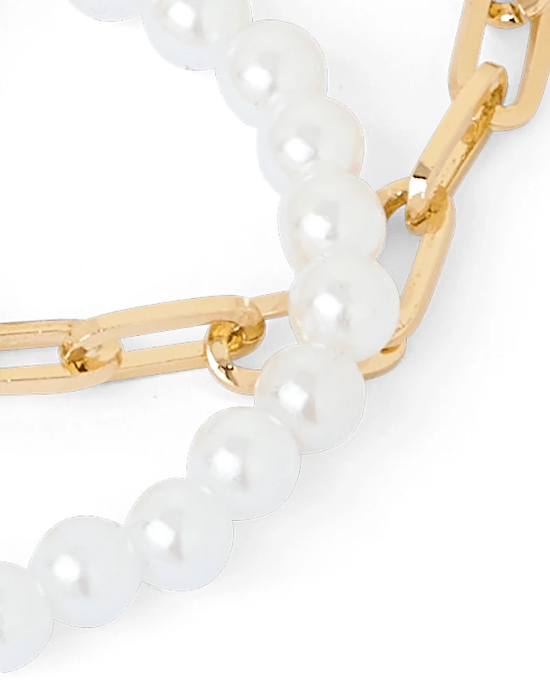 Girls Cherry Beaded Bracelet 4-Pack