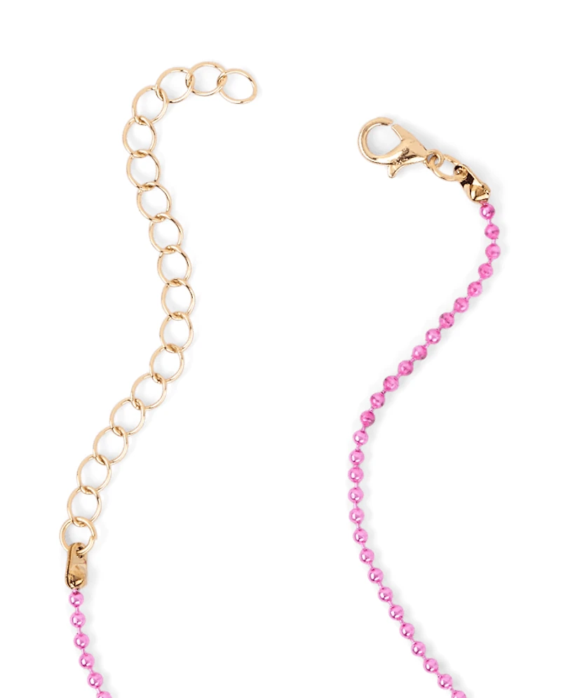 Girls Shakey Heart BFF Necklace 3-Pack