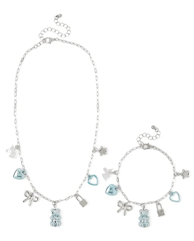 Girls Charm 2-Piece Jewelry Set