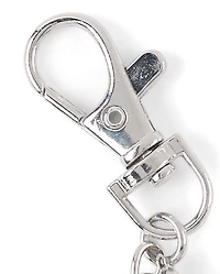 Girls Beaded Heart Chain Bag Charm