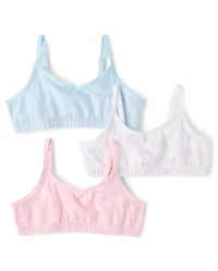 Girls Hello Kitty® Bralette 3-Pack