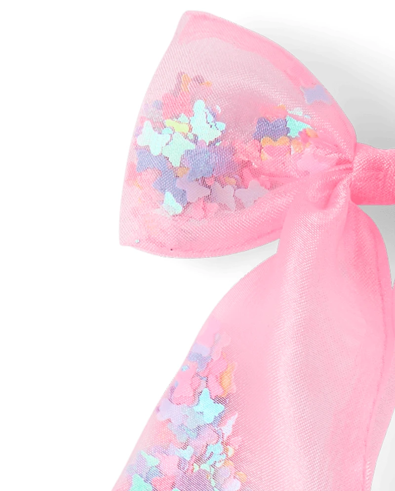 Girls Shakey Bow Hair Clip 2-Pack