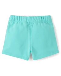 Girls Graphic French Terry Shorts