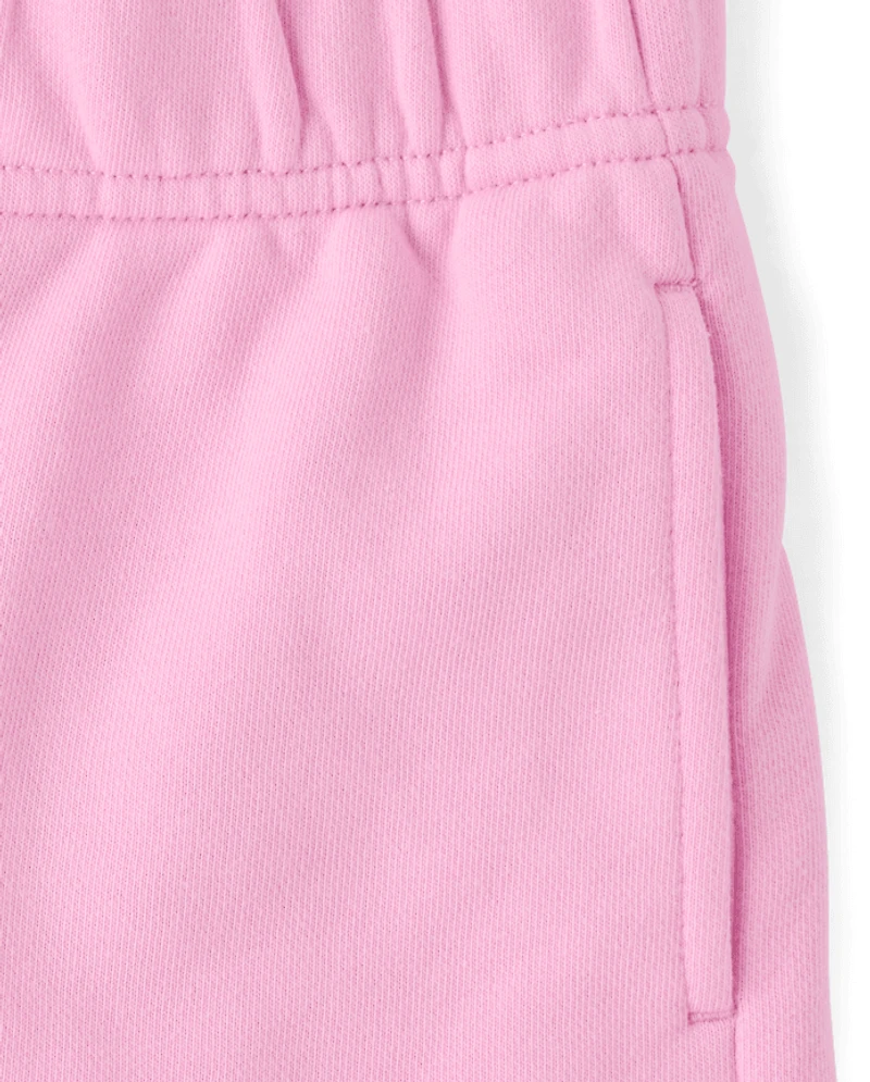 Girls Graphic French Terry Shorts
