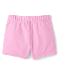 Girls Graphic French Terry Shorts