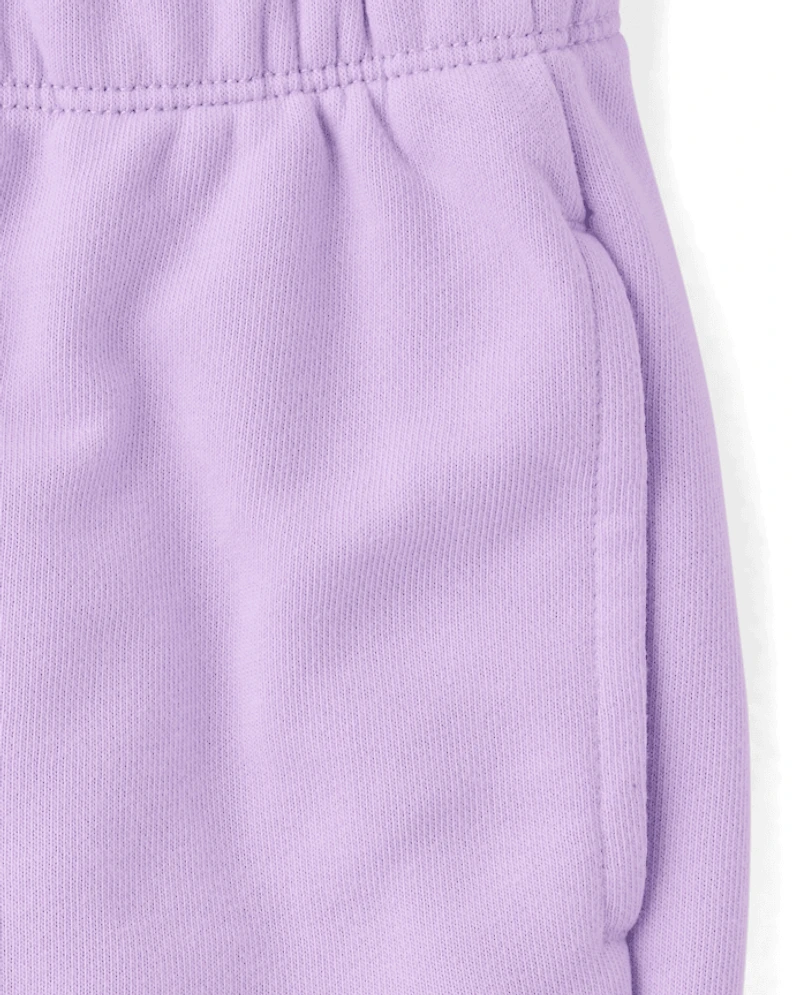 Girls Graphic French Terry Shorts