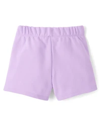 Girls Graphic French Terry Shorts